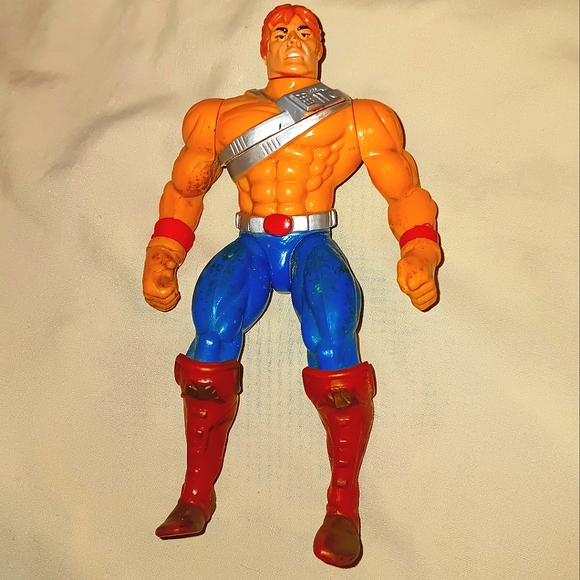 Vint 1989 He Man New Adventures battle punch Action figure must C - Picture 1 of 2
